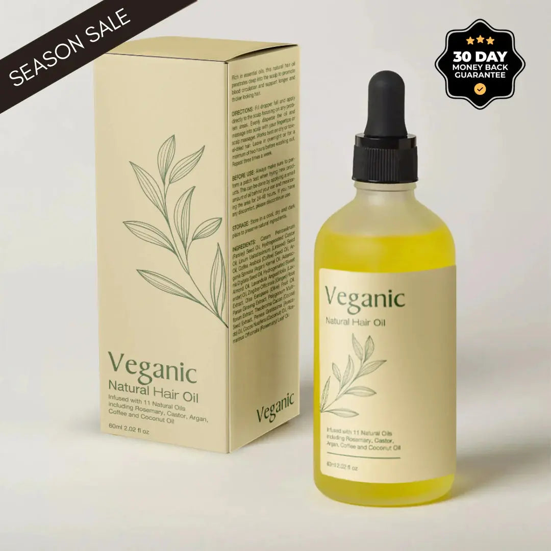 Veganic Luxurious Hair Growth Oil Wrinkles Busted