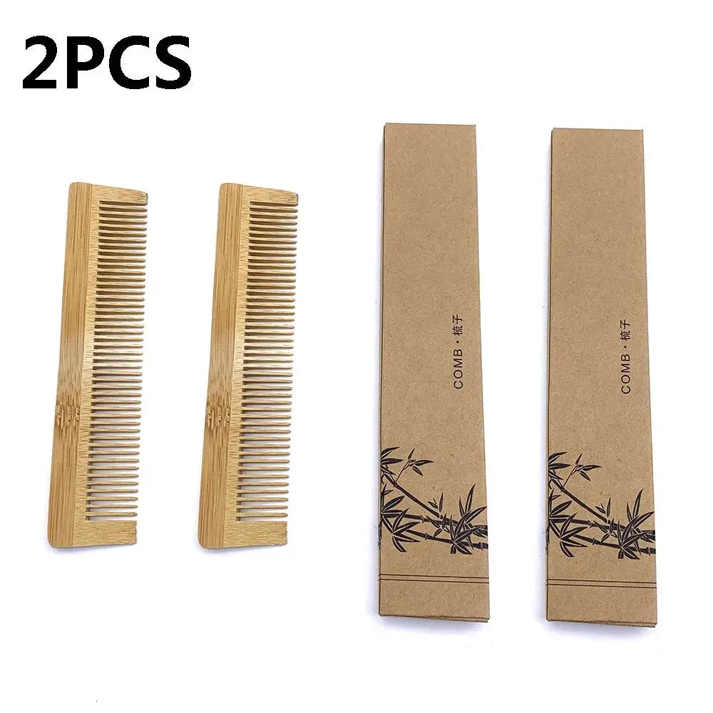 Natural Eco Biodegradable Bamboo Comb Massage Hair Vent Brush Wrinkles Busted